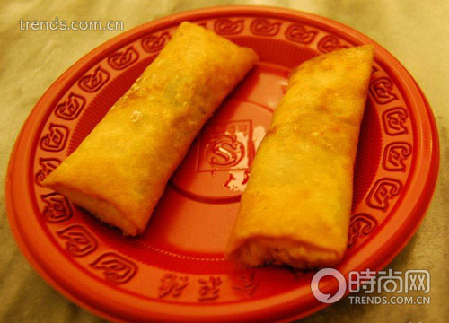 鸭丝春卷
